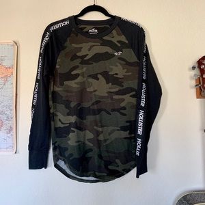 Hollister Camo Long Sleeve T-Shirt